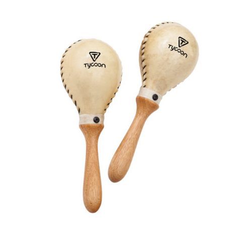 tycoon LARGE ROUND COWHIDE MARACAS
