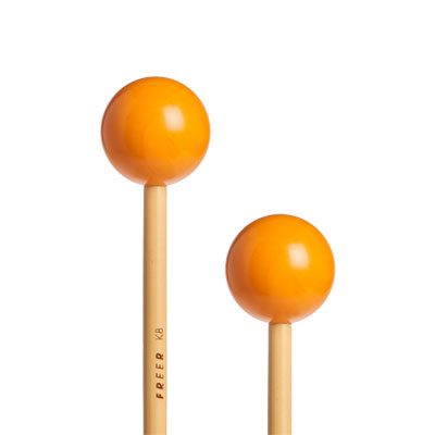 FREER PERCUSSION 木琴槌 橘色加大球 K8
