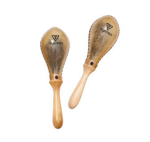 tycoon LARGE OVAL RAWHIDE MARACAS