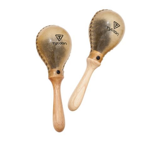 tycoon LARGE ROUND RAWHIDE MARACAS